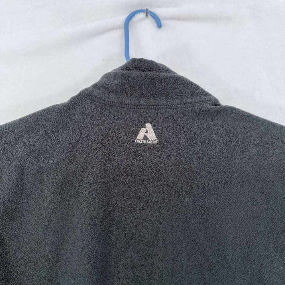 Eddie Bauer Vest Mens L Gray First Ascent Fleece Full Zip Lightweight - Picture 6 of 7